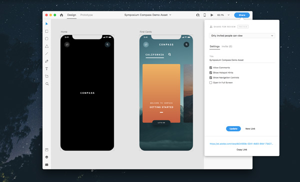 Adobe xd testing