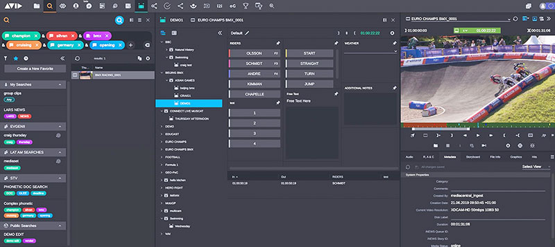 Avid mediacentral platform configuration