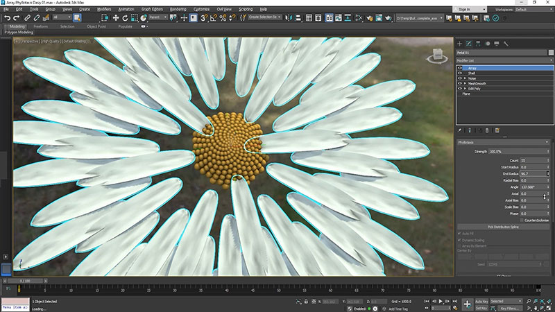 Autodesk 3ds Max 2024 Array Modifier 01