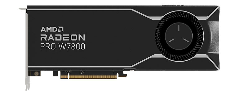 AMD radeon W7800 Front cb