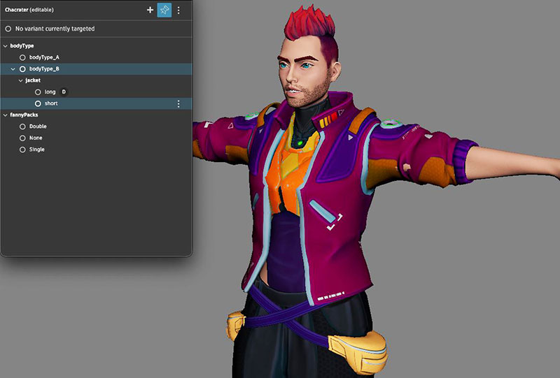 Autodeask Variant Manager USD assets Maya