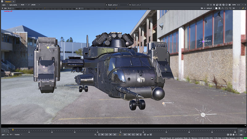 Nuke 14 New 3D system Lights materials