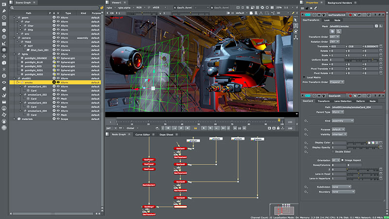 Nuke 14 New 3D system Path masking