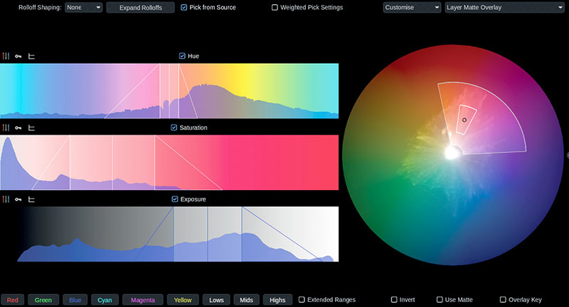 Baselight 6 0 hue angle