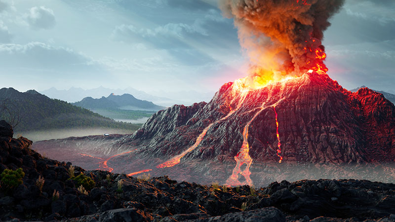 Chaos Volumes fire smoke explosion