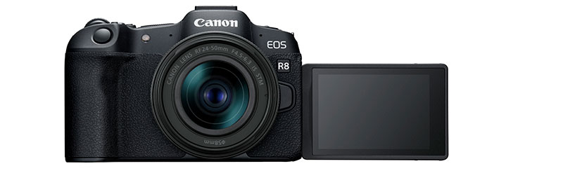 Canon 10 EOS R8 Front RF24 50F