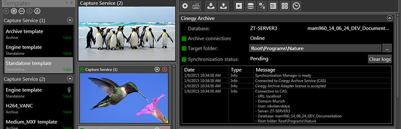 Cinegy Capture Client