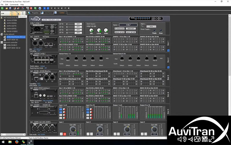 Auvitran software control