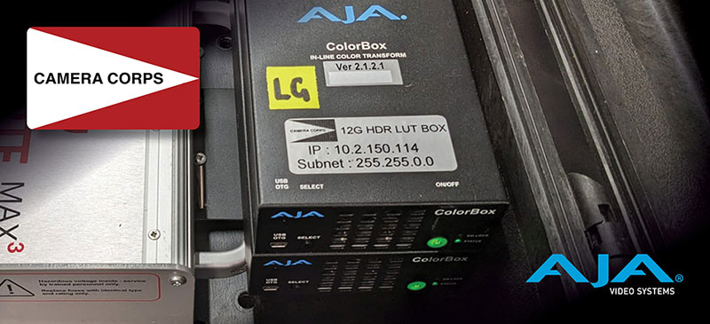 AJA 2025 Camera Corps colorBox