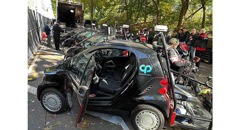 CP comms NYC Marathon Smartcars