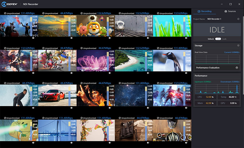 KILOVIEW NDI Recorder 20 sources
