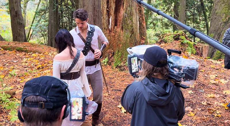 Blackmagic vertical micro drama pirates