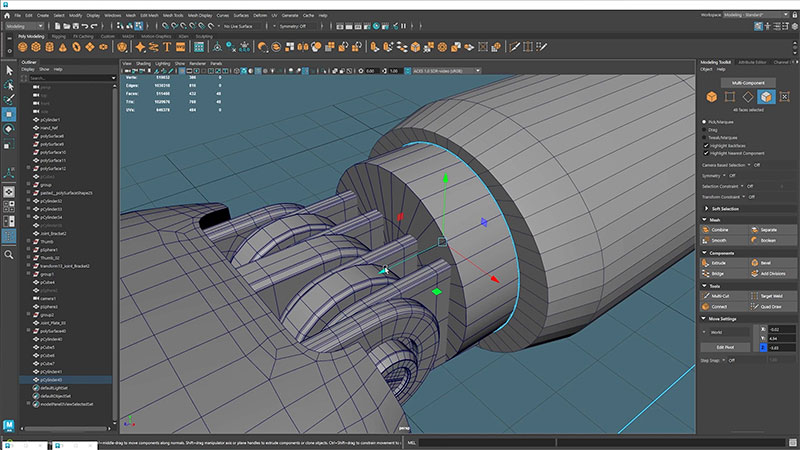 Autodesk Maya 2025 Smart Extrude