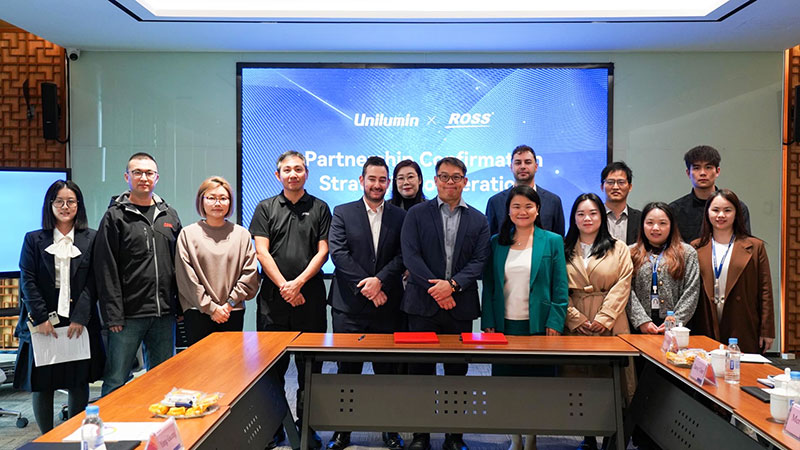 Ross Video Unilumin partnership