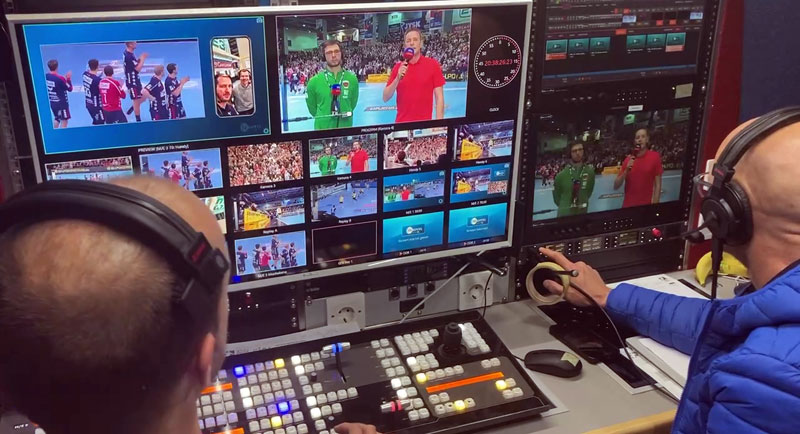 Vizrt sky germany 5G handball2