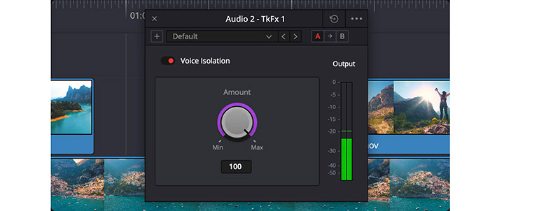 Davinci resolve AI voice isolation