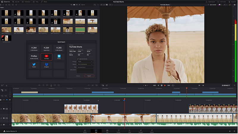 Davinci resolve