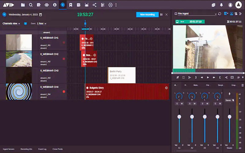 Avid mediaCentral acquire