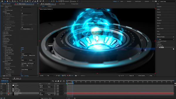 Trapcode Form Z Buffer