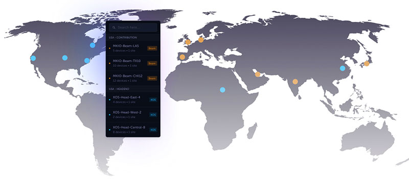 CNBC UK Selects MediaKind's Beam for Cloud-Connected Live News Operations MediaKind beam on prem map