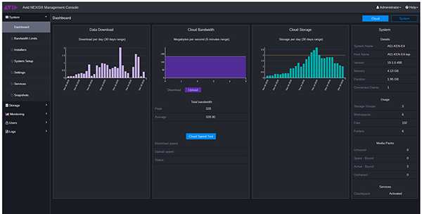 Avid nexis cloud 4