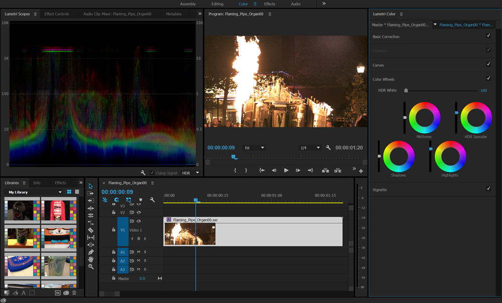 Adobe Premiere HDR