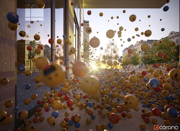 Chaos corona cinema4d Benjamin Springer