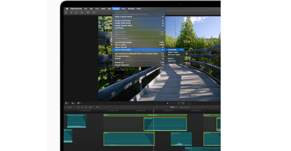 Apple final cut pro update crossfade clips