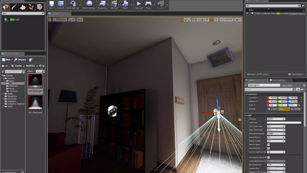 how to rebuild lighting ue4