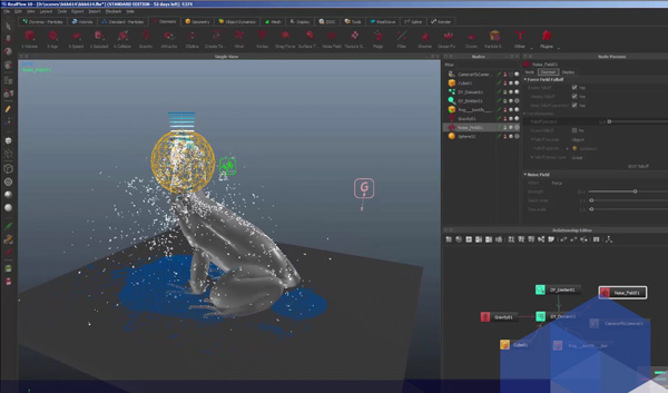 Realflow dyverso falloff