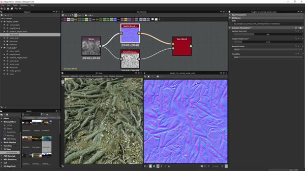 Allegorithmic substance des