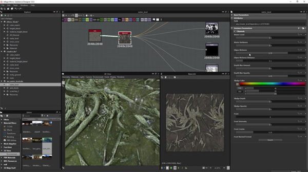 Allegorithmic substance des2