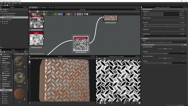 Allegorithmic substance des4