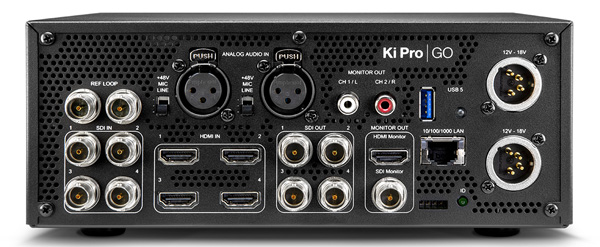 AJA Ki Pro Go feature rear