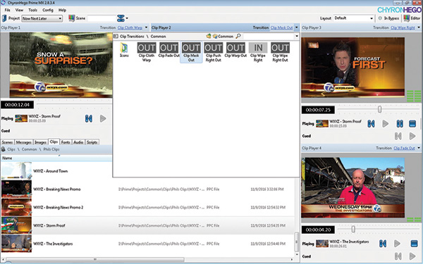 ChyronHego PRIME2 ClipTransitionsEffects