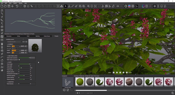 E on plantcatalog screen