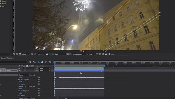 Adobe ae lighting screen