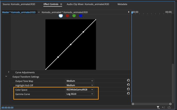 Adobe colourspace default