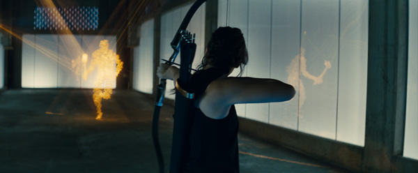 katniss bow and arrow catching fire