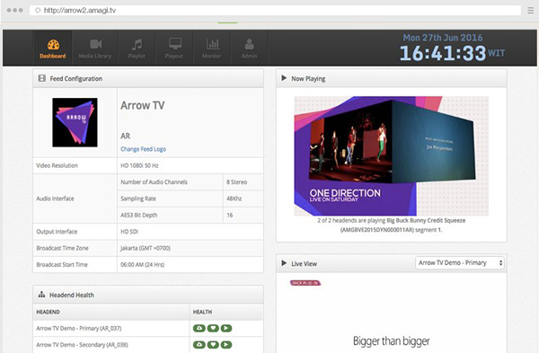Amagi cloudport xscreen2
