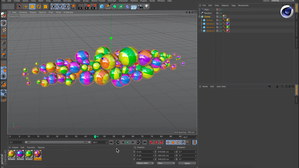 Maxon c4d mograph