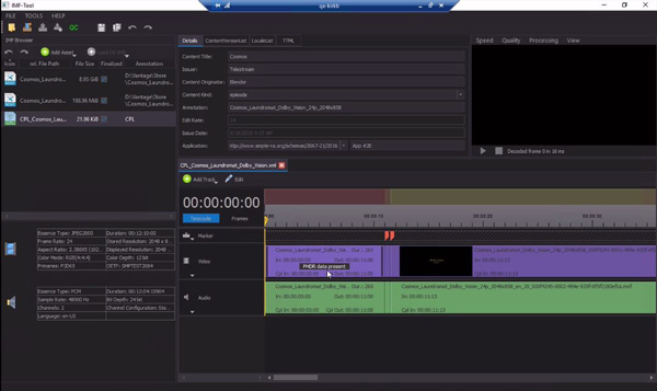 Telestream IMF producer