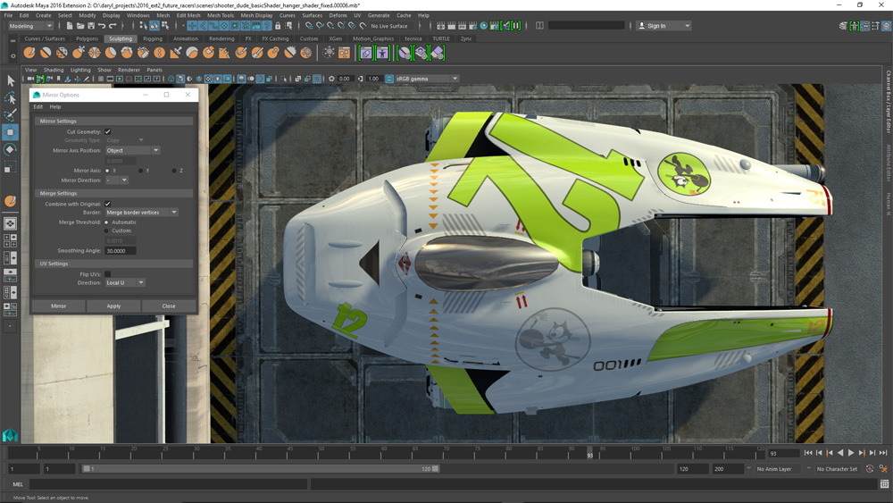 Autodesk Maya 2016 ext2 symmetry