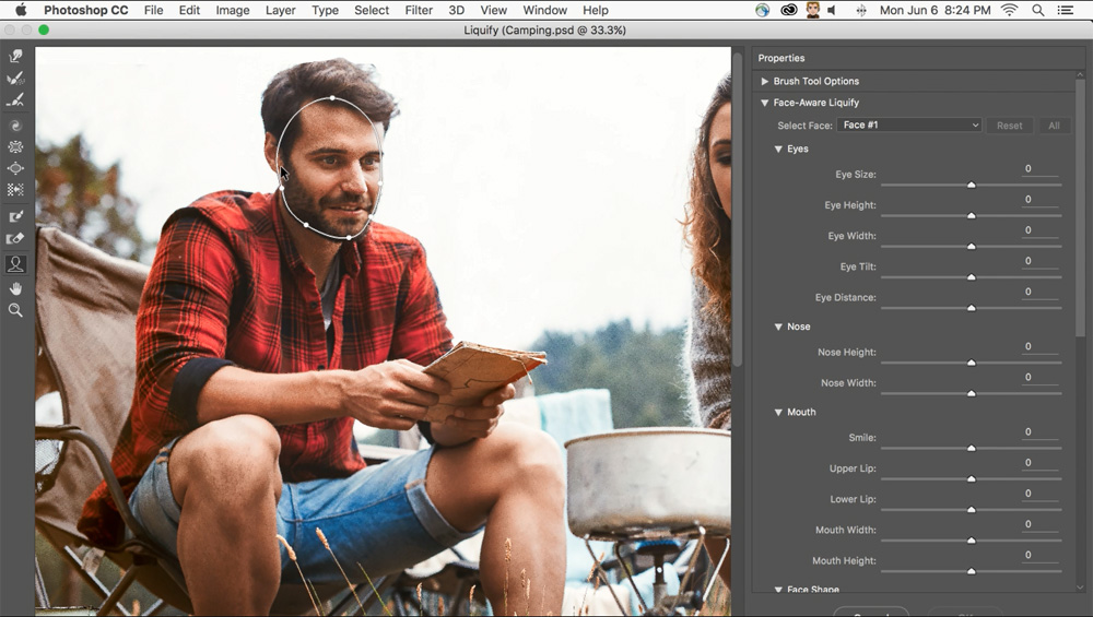 Adobe PS Photoshop Liquefy