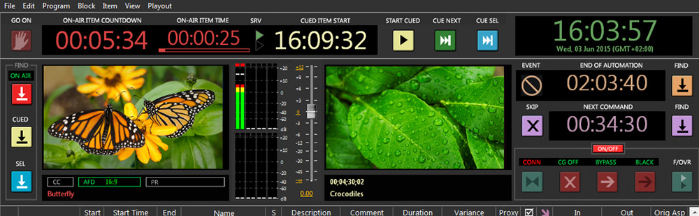 Cinegy Control panel 2