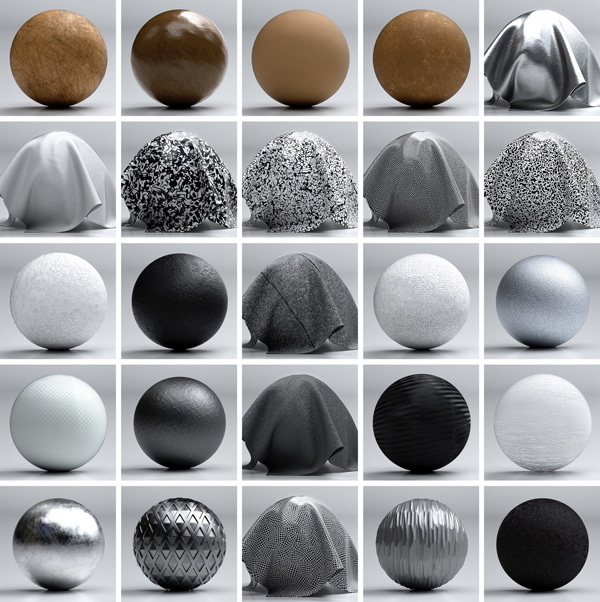 Allegorithmic various materials