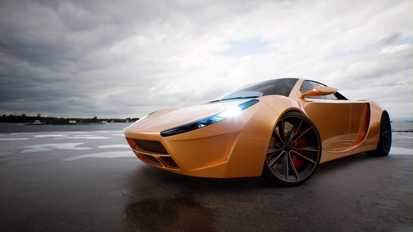 Chaos unreal Automotive Glossy Viewport