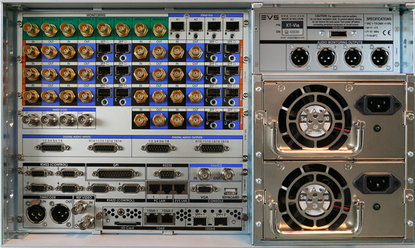 EVS XT VIA backpanel IP