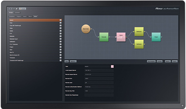 Editshare flow3 automation aspera