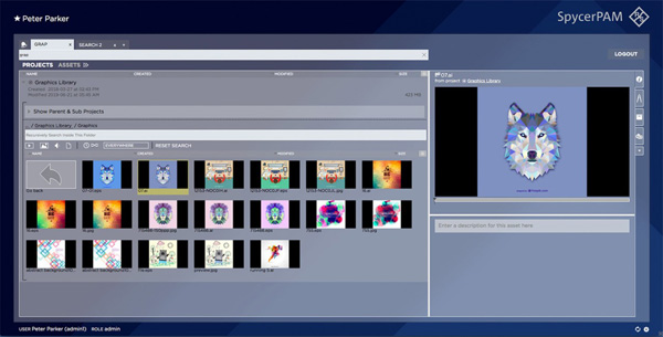 RS SpycerPAM Media storage